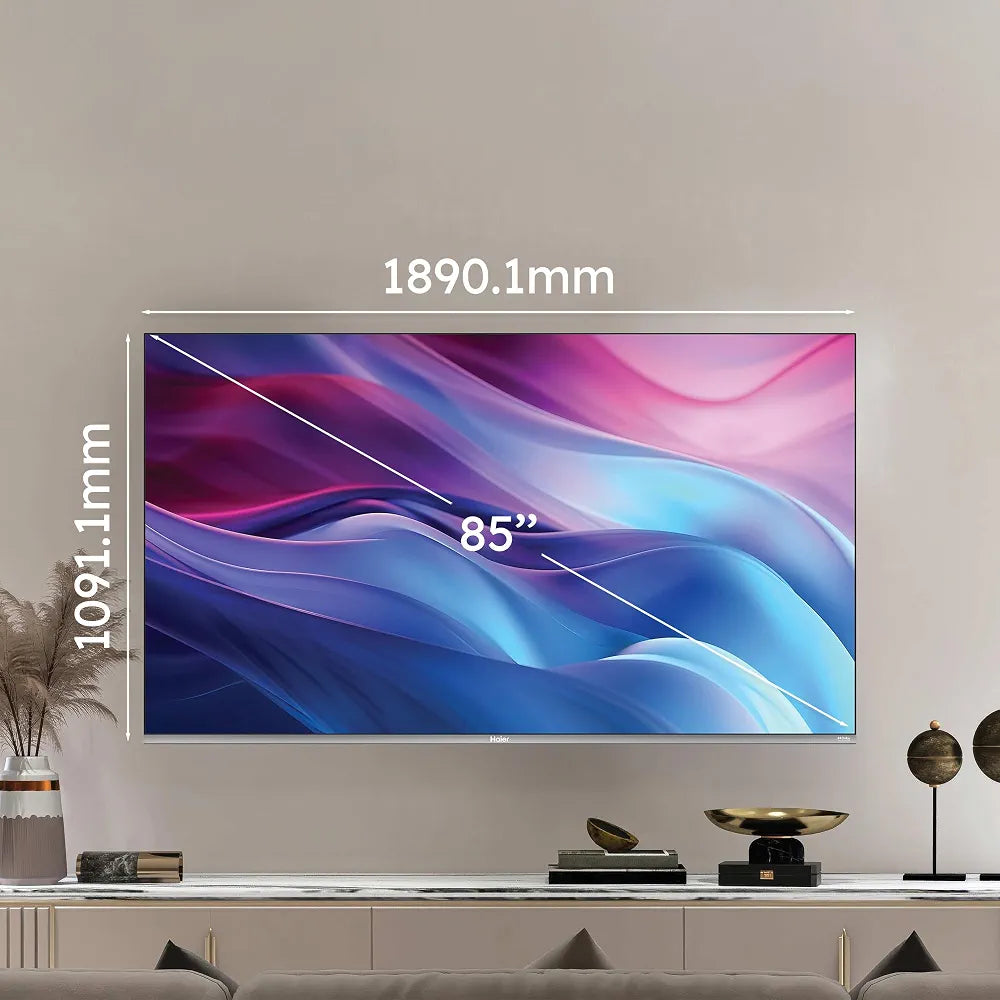 Haier Smart TV 85" QLED 4K UHD, Google TV, Gaming 120Hz, HDR10
Dolby Audio, Telecomando Smart, Google Assistant, Bluetooth 5.1, HDMI 2.1 x 4, USB 2.0, 12 Mesi DAZN Inclusi, H85Q80FUX